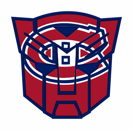 Autobots Montreal Canadiens logo cricut iron on